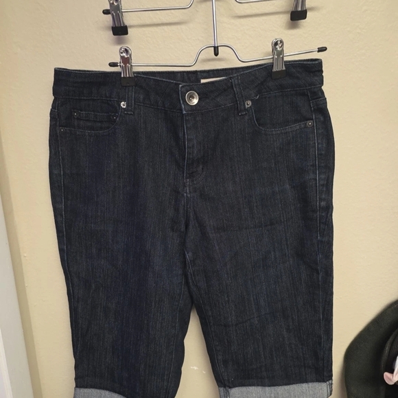 Dkny Pants - DKNY Dark Indigo Cropped Jeans